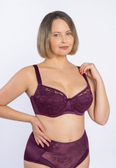 Бюстгальтер/ мод. 2508 /цвет: Темный виноград/
